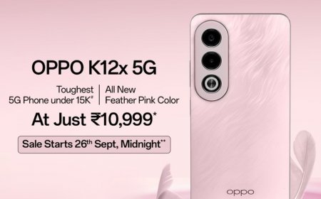 OPPO Launches K12x 5G Feather Pink Variant for Flipkart’s Big Billion Days Sale