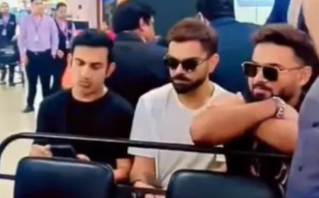 WATCH: Virat Kohli, Gautam Gambhir, Rishabh Pant Enjoy Golf cart ride at Kanpur airport