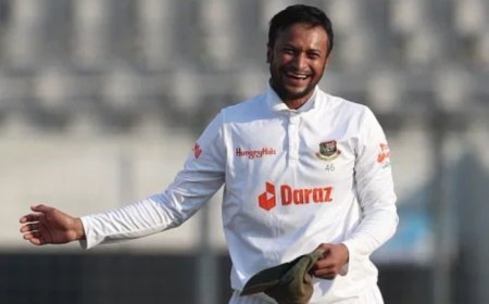 Bangladesh star player Shakib Al Hasan announces retirement from Test Cricket