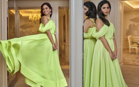 The princess vibes were spot on when Isha Ambani wore this Mughal-inspired green maxi dress at BOF 500 gala- Pics