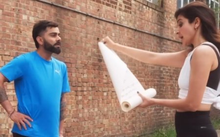 WATCH: Anushka Sharma ‘bounces out’ Virat Kohli in hilarious TV ad shoot