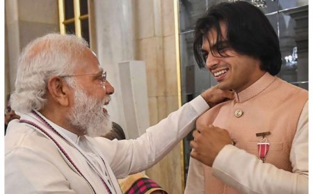 PM Narendra Modi writes heartwarming letter to Neeraj Chopra’s mother to thank her for ‘choorma’