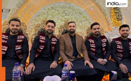 WATCH: Explosive fireworks show at Afghanistan and Gujarat Titans star Rashid Khan’s wedding in Kabul