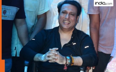 Govinda discharged from hospital after bullet injury, thanks fans for their prayers – Watch