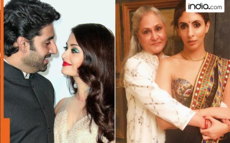 ‘If he misbehaves…’ when Abhishek Bachchan got advice from Jaya, Shweta said THIS about Aishwarya Rai, watch viral video
