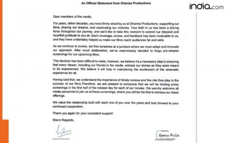 Here’s why Karan Johar stops all pre-release screenings at Dharma Productions