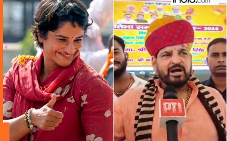 Watch: Brij Bhushan Singh’s SHOCKING comments on Vinesh Phogat’s poll win; ‘Satyanaash hi…’