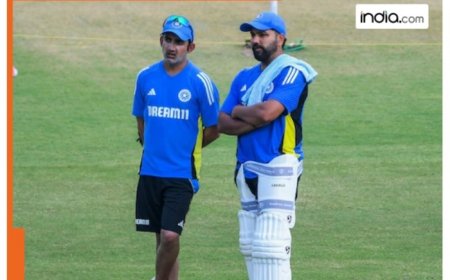 WATCH: Rohit Sharma running towards his car to escape from his fans after practice in Mumbai