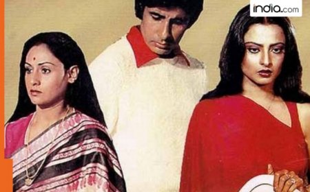 ‘No wonder the world…’: Rekha on working in Silsila With Amitabh Bachchan and Jaya Bachchan