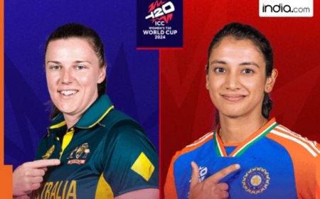 IND-W VS AUS-W LIVE Cricket Score, ICC Women’s T20 World Cup 2024: India eye for victory in a must-win match against Australia